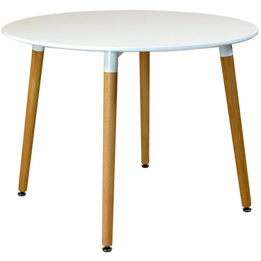 A white table in a white background