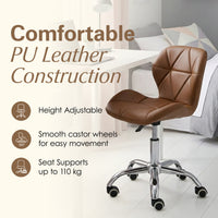 Thumbnail for Adjustable Armless Office Swivel Desk Chair