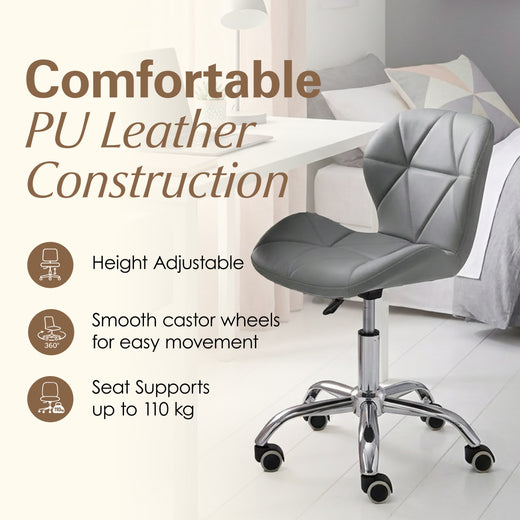 Adjustable Armless Office Swivel Desk Chair