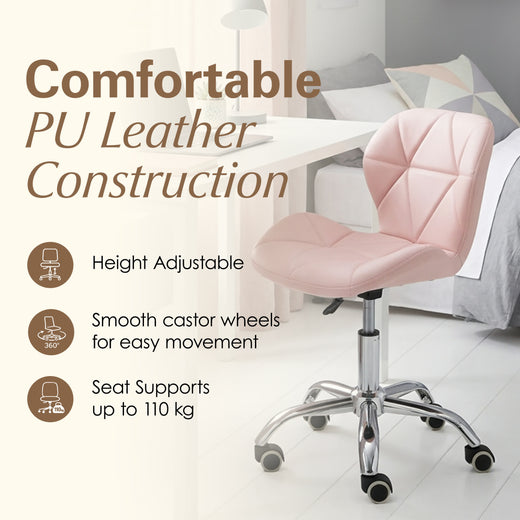 Adjustable Armless Office Swivel Desk Chair