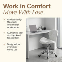 Thumbnail for Adjustable Armless Office Swivel Desk Chair