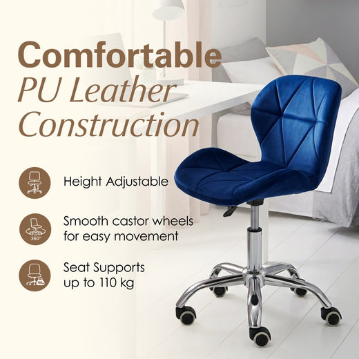 Adjustable Armless Office Swivel Desk Chair