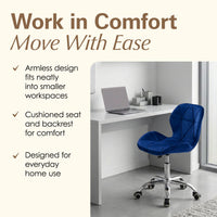 Thumbnail for Adjustable Armless Office Swivel Desk Chair