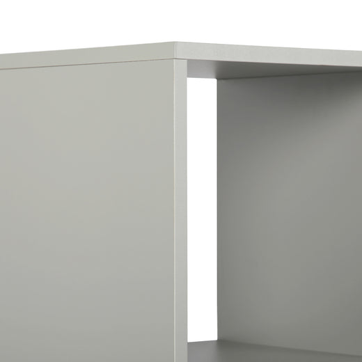 Grey 4 Cube Open Book Shelf Storage Unit