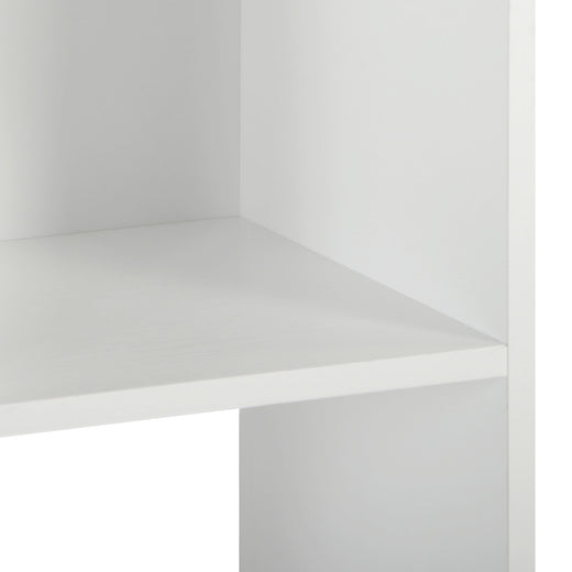White 4 Cube Open Book Shelf Storage Unit