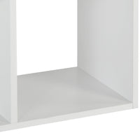 Thumbnail for White 4 Cube Open Book Shelf Storage Unit