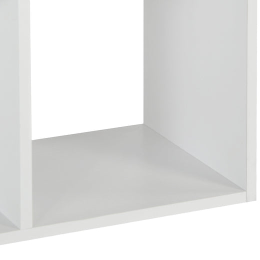 White 4 Cube Open Book Shelf Storage Unit