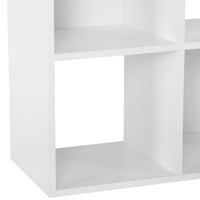 Thumbnail for White 4 Cube Open Book Shelf Storage Unit