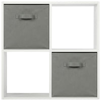 Thumbnail for White 4 Cube Open Book Shelf Storage Unit