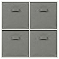 Thumbnail for White 4 Cube Open Book Shelf Storage Unit