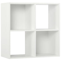 Thumbnail for White 4 Cube Open Book Shelf Storage Unit