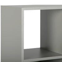 Thumbnail for Grey 6 Cube Open Book Shelf Storage Unit