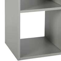 Thumbnail for Grey 6 Cube Open Book Shelf Storage Unit