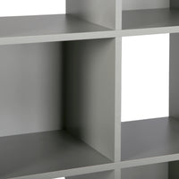 Thumbnail for Grey 6 Cube Open Book Shelf Storage Unit