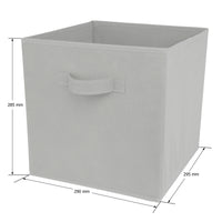 Thumbnail for Oak 6 Cube Open Book Shelf Storage Unit