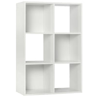 Thumbnail for White 6 Cube Open Book Shelf Storage Unit