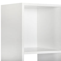 Thumbnail for White 6 Cube Open Book Shelf Storage Unit