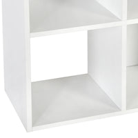 Thumbnail for White 6 Cube Open Book Shelf Storage Unit