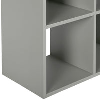 Thumbnail for Grey 8 Cube Open Book Shelf Storage Unit