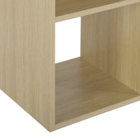 Thumbnail for Oak 8 Cube Open Book Shelf Storage Unit