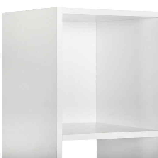 White 8 Cube Open Book Shelf Storage Unit