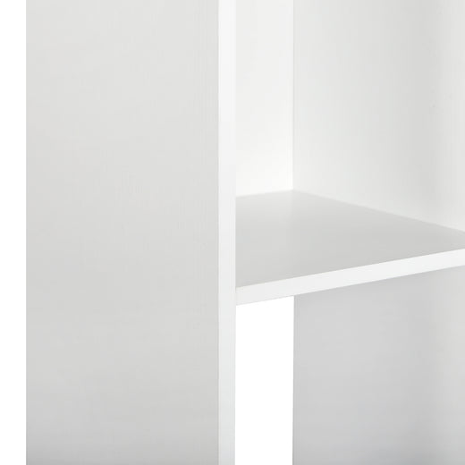 White 8 Cube Open Book Shelf Storage Unit