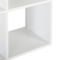 Thumbnail for White 8 Cube Open Book Shelf Storage Unit