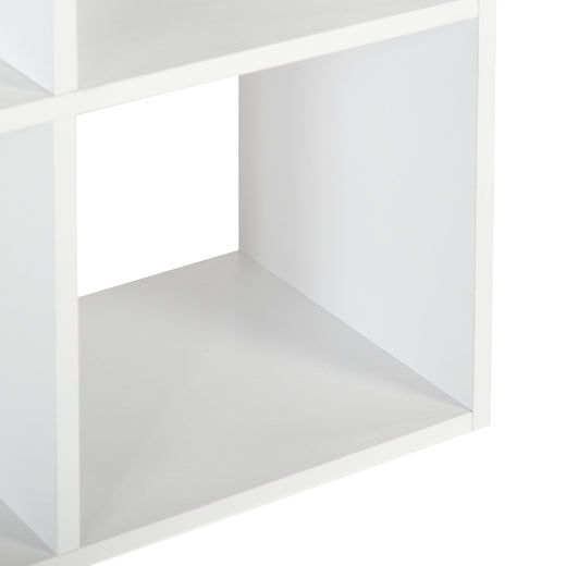 White 8 Cube Open Book Shelf Storage Unit