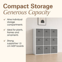 Thumbnail for White 9 Cube Open Book Shelf Storage