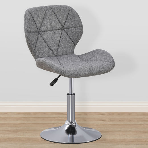 Static Swivel Geometric Design Chair with Adjustable Height