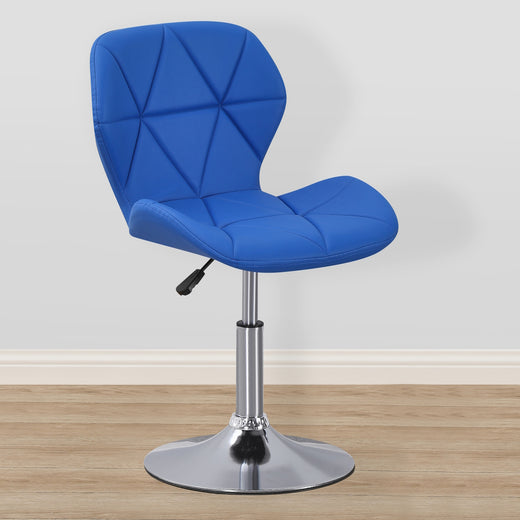 Static Swivel Geometric Design Chair with Adjustable Height