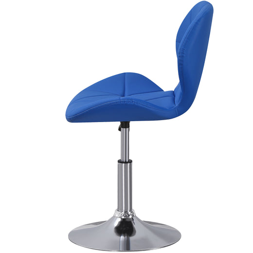 Static Swivel Geometric Design Chair with Adjustable Height