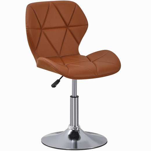 Static Swivel Geometric Design Chair with Adjustable Height