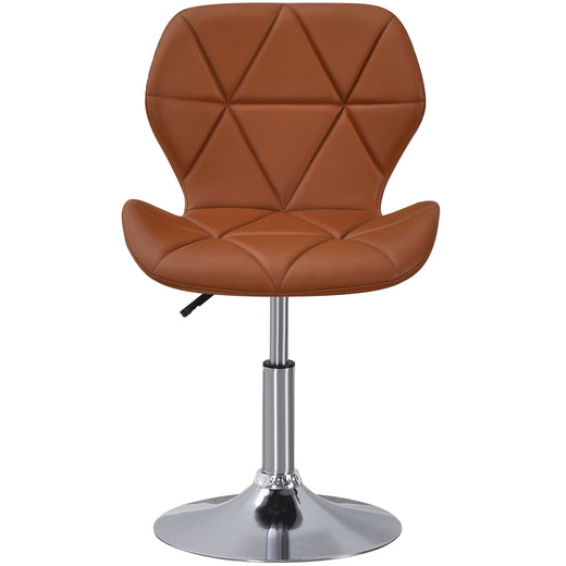 Static Swivel Geometric Design Chair with Adjustable Height