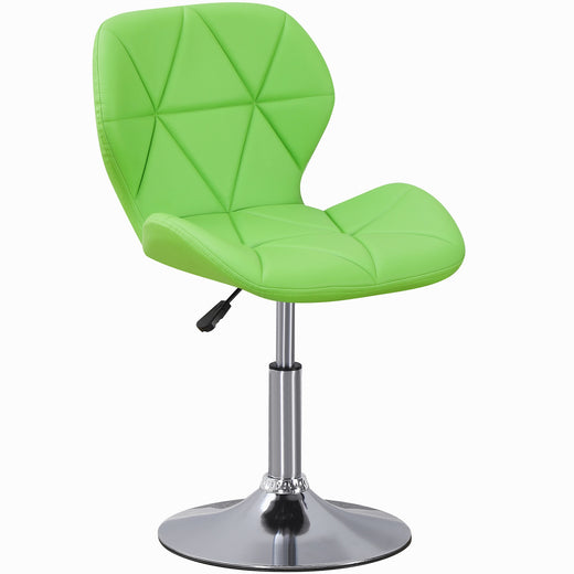 Static Swivel Geometric Design Chair with Adjustable Height