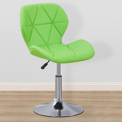Static Swivel Geometric Design Chair with Adjustable Height
