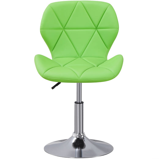 Static Swivel Geometric Design Chair with Adjustable Height