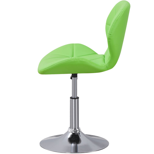 Static Swivel Geometric Design Chair with Adjustable Height
