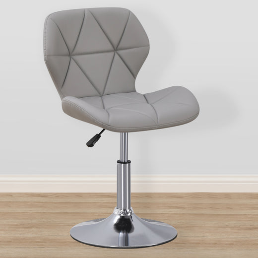 Static Swivel Geometric Design Chair with Adjustable Height