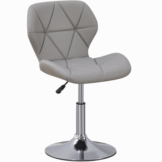 Static Swivel Geometric Design Chair with Adjustable Height
