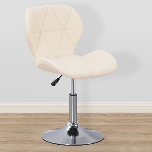 Static Swivel Geometric Design Chair with Adjustable Height