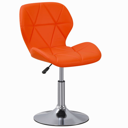 Static Swivel Geometric Design Chair with Adjustable Height