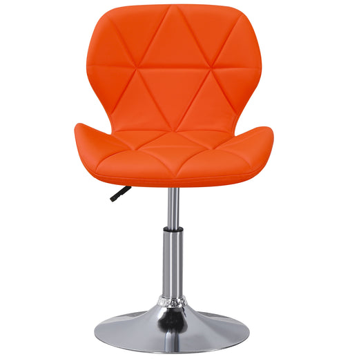 Static Swivel Geometric Design Chair with Adjustable Height