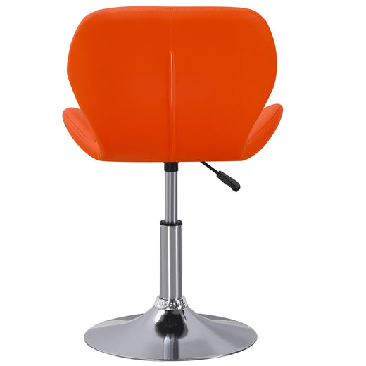Static Swivel Geometric Design Chair with Adjustable Height
