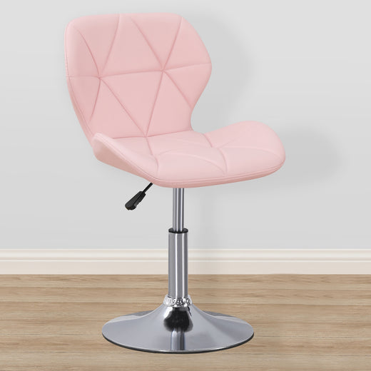 Static Swivel Geometric Design Chair with Adjustable Height