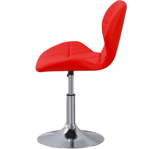 Static Swivel Geometric Design Chair with Adjustable Height
