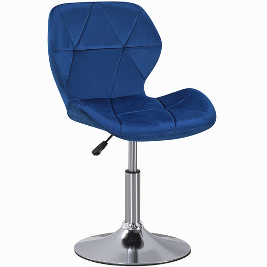 Static Swivel Geometric Design Chair with Adjustable Height