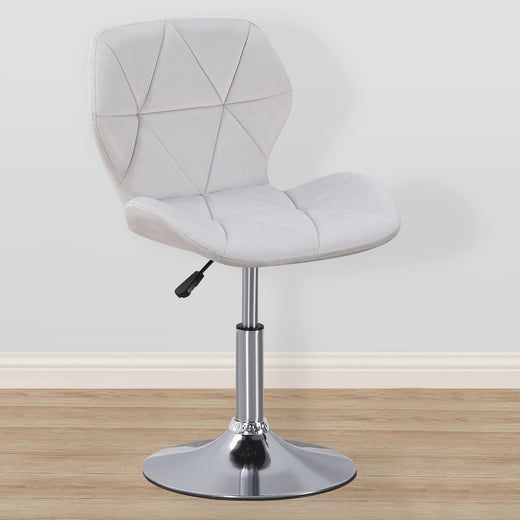 Static Swivel Geometric Design Chair with Adjustable Height