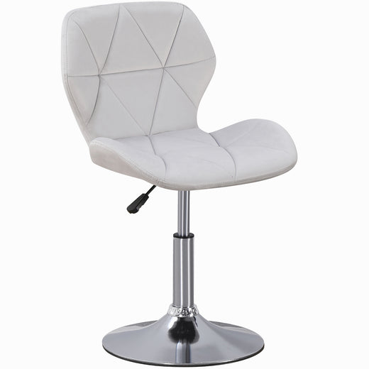 Static Swivel Geometric Design Chair with Adjustable Height