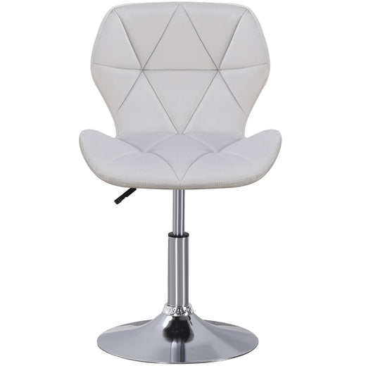 Static Swivel Geometric Design Chair with Adjustable Height